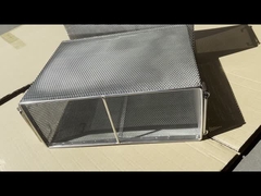 Cesto a maglia in acciaio inossidabile a doppio strato personalizzato