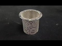 SS304 Acciaio inossidabile Metallo Perforato Reticolare Tubi Tubi cilindri Elementi con buchi Alimenti Gr