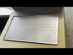 Tavolo per l'essiccazione degli alimenti in metallo perforato in alluminio e acciaio inossidabile su misura