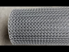 Cintura trasportatrice a spirale in metallo saldato a maglie intrecciate