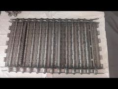 Nastro trasportatore a cerniera con maglie a piastra in acciaio al carbonio professionale