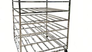 Carrello per il pane Ripiani per carrello per panetteria con 20 contenitori per il carico delle teglie