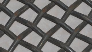 Filo Grizzly scanalato Schermo con foro quadrato Ondulato Ferro nero Lamiera di carbonio Tessuto in acciaio inossidabile