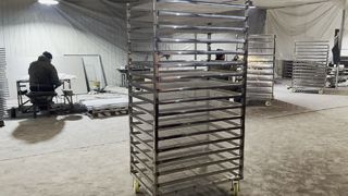 Ripiani per rack di disidratazione per essiccazione di prodotti da forno in acciaio inossidabile