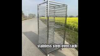 Carrello per carrello da forno con teglia per panini