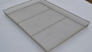 Vassoio in rete metallica in acciaio inossidabile fine 80x100 40 * 60 cm ss304 316 per uso alimentare per prodotti da forno