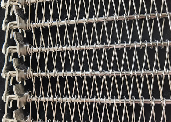 industrie di Mesh Belt For Frozen Food del cavo del commestibile di larghezza di 1.6m