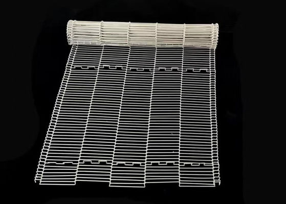 316 cavo Mesh Conveyor Belt Chocolate Enrobe facendo uso della flessione piana