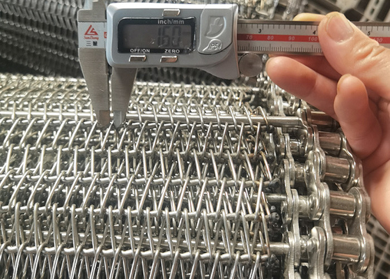 Un buon prezzo. 304 industrie della panificazione termoresistenti a spirale di Mesh Conveyor Belt For Oven del cavo in linea