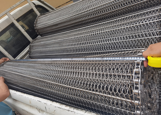Un buon prezzo. Ortaggio da frutto ad alta temperatura del tè di Mesh Belt Cleaning Drying Food del metallo in linea