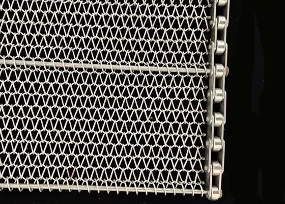 il cavo Mesh Conveyor Belt Stainless Steel di 1mm ha equilibrato la spirale del tessuto per cottura