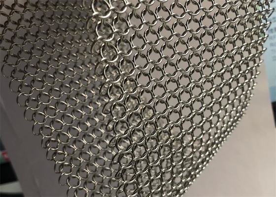 Un buon prezzo. vestito protettivo di acciaio inossidabile Ring Mesh Chainmail Mesh For Curtains di 3.81mm 7mm in linea
