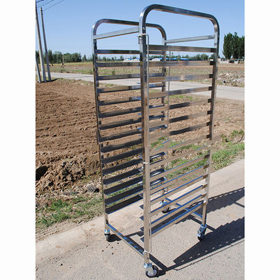 Essiccazione di raffreddamento 0.6mm-1.2mm personalizzabile di Tray Rack Trolley For Cheese del forno