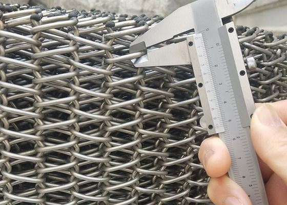 Anticorrosione Nastro trasportatore a maglia di filo 15-25mpa Resistenza alla trazione Lunghezza 1m-100m