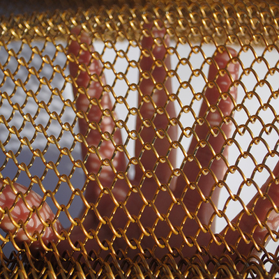 Metallo decorativo d'anodizzazione d'argento Mesh Wire Diameter 0.02mm-6.0mm per sicurezza