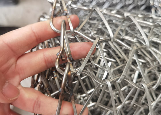 estremità a spirale di Mesh Conveyor Belt With Welded del cavo di acciaio inossidabile di larghezza 304 di 5.4m