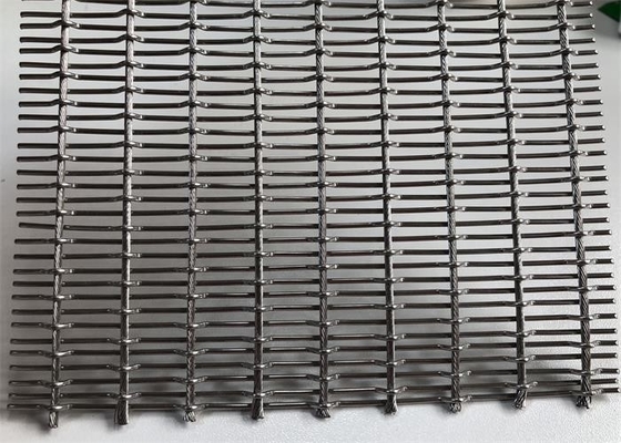 Un buon prezzo. Acciaio inossidabile 304 Mesh Decorative Crimped tessuto architettonico in linea