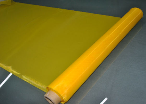 Giallo 62 pollici 47T Rete di serigrafia in poliestere per tessuti
