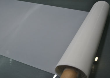 Un buon prezzo. Maglia bianca del panno di bullonatura del poliestere di elasticità bassa 60 per stampa/filtrazione del PWB in linea