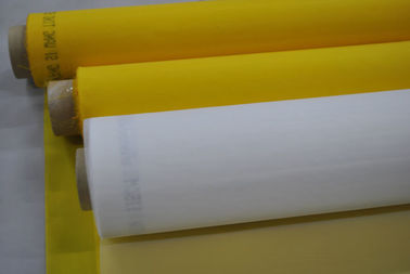 Un buon prezzo. maglia di stampa dello schermo di 77T 100%Polyester per stampa della ceramica con il colore giallo in linea