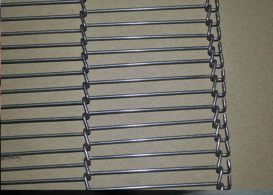 Nastro trasportatore della maglia del nastro metallico della scala per la trasformazione dei prodotti alimentari, leggero