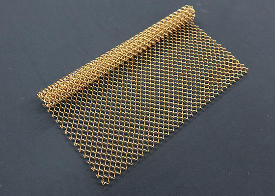 Drappi decorativi variopinti della bobina del metallo di 0.5mm/metallo Mesh Curtain Corrosion Resistance