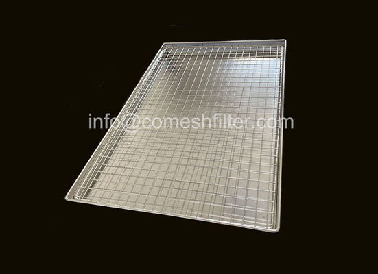 Acciaio perforato di superficie di lucidatura su misura Tray Waterproof 400x600mm