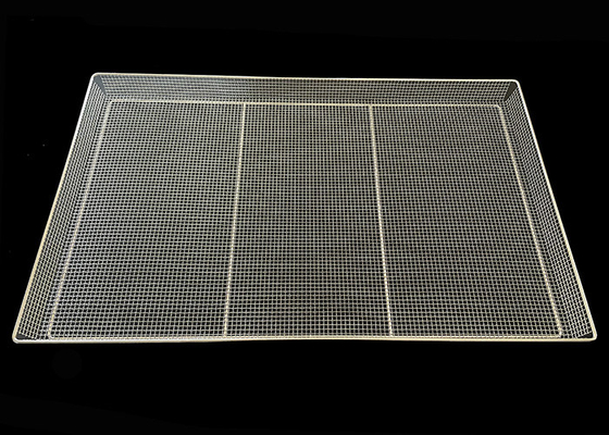 400 x 600 mm vassoi in maglia di acciaio inossidabile stretti per l'essiccazione degli alimenti