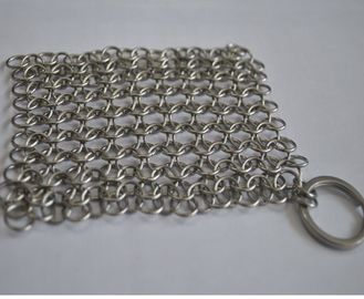 Un buon prezzo. Maglia dell'anello dell'acciaio inossidabile/impianto di lavaggio rotondi di Chainmail per articolo da cucina di pulizia in linea