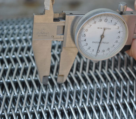 Alta temperatura del doppio del tessuto nastro trasportatore rotondo equilibrato della rete metallica resistente