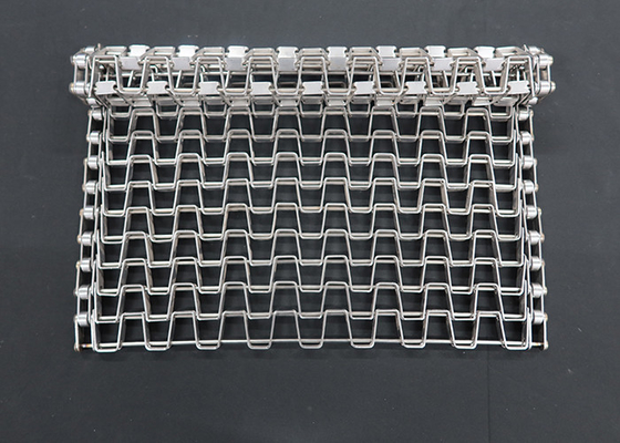 Un buon prezzo. Dimensioni personalizzate in acciaio inossidabile Flat Wire Honeycomb Mesh Conveyor Belt in linea
