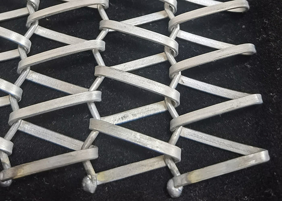 Cintura trasportatrice in acciaio inossidabile a temperatura di lavoro elevata, a spirale piatta, per apparecchiature di asciugatura e forni continui