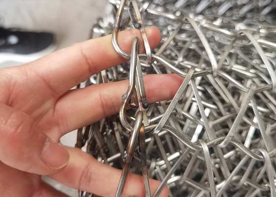 Un buon prezzo. Resistenza al calore 5,4 m Larghezza 304 in acciaio inossidabile Spirale Flat Wire Link Belts per asciugatrice di finiture in compensato in linea