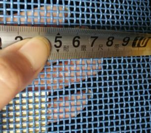 Un buon prezzo. Cinghia blu della maglia del poliestere del foro quadrato, industrie alimentari che si asciugano, lavare e trasportatore in linea