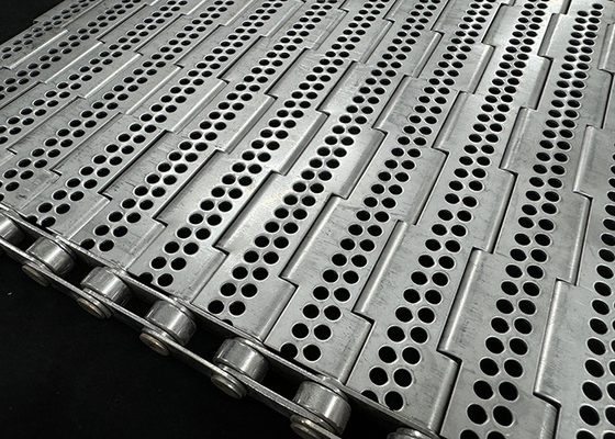 Un buon prezzo. Cintura trasportatrice a catena in acciaio inossidabile resistente al calore per materiali sfusi in linea