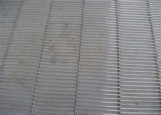Nastro trasportatore equilibrato della maglia del nastro metallico dell'acciaio inossidabile per il trasportatore dell'alimento