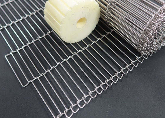 Cintura trasportatrice a maglia di filo d'argento resistente alla corrosione