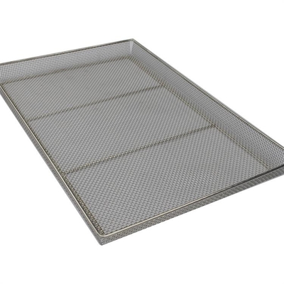 Un buon prezzo. Acciaio inossidabile 304 Metal Wire Mesh Tray Sheet Metal Sheet Drying Tray per asciugatrice di disidratore in linea