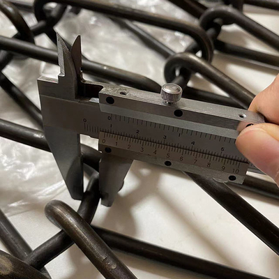 Cintura trasportatrice a maglia di acciaio ad alta produzione per la macchina automatica di sabbiatura