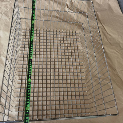 Un buon prezzo. Dimensioni personalizzate 304 acciaio inossidabile filo di maglia forno panetteria paniere per il supermercato in linea