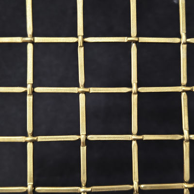 Un buon prezzo. Decorazione in ottone antico Decorazione architettonica in ottone tessuto lucido Griglia a maglia di ottone per schermo di rivestimento per pareti in linea
