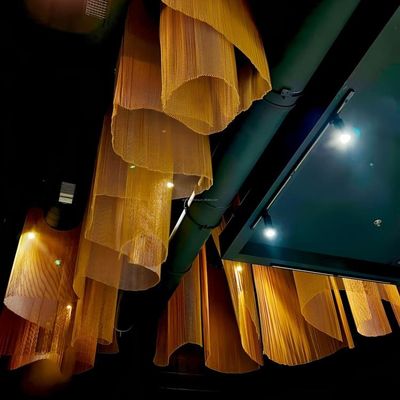 Un buon prezzo. Tessuto per tendine a catena di metallo per bar in linea