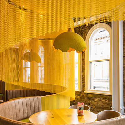 Un buon prezzo. Custom color Metal Chain Curtains Aluminium Chain Fly Screen for Door & Room Divider in linea