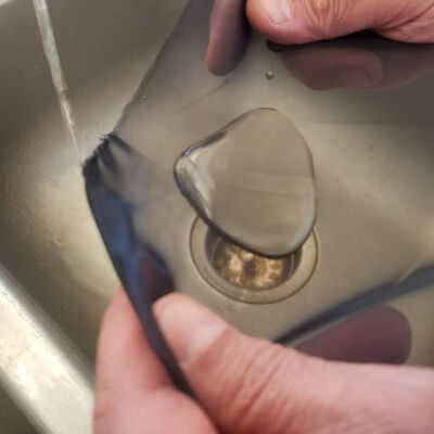 Un buon prezzo. Tessuto a rete filtrante in poliestere micron con trattamento idrofobico nero in linea