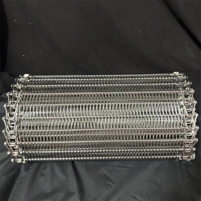 Un buon prezzo. Stainless Steel Freezing Food Conveyor 304 Stainless Steel Spiral Balance Mesh Belt in linea