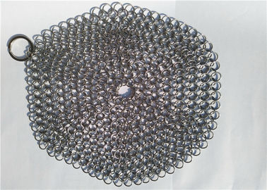 Un buon prezzo. Impianto di lavaggio a 7 pollici di Chainmail dell'acciaio inossidabile per pulizia delle pentole, forma rotonda in linea