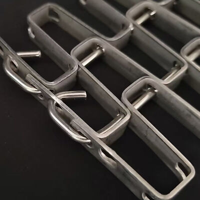 Un buon prezzo. Nastro trasportatore a nido d'ape a filo piatto a maglia piatta a ferro di cavallo in acciaio inossidabile 316 resistente al calore personalizzato ss304 in linea