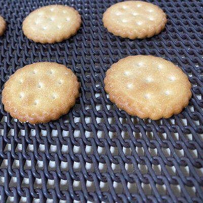 Rete metallica per forno per biscotti, nastro trasportatore per cottura in metallo al carbonio, acciaio inossidabile 304, resistente al calore, a forma di Z, per uso alimentare continuo
