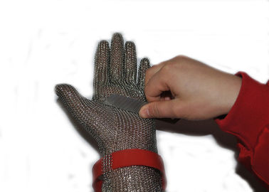 Un buon prezzo. Nylon dei guanti dell'acciaio inossidabile e cinghia protettivi del metallo per il macellaio in linea