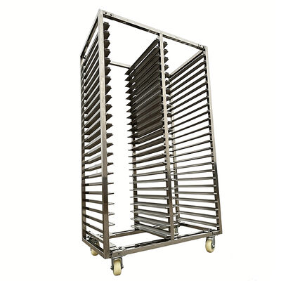 Un buon prezzo. Multi strato 304 in acciaio inossidabile Pane pieghevole forno rotativo scaffale di filo a maglia scaffale panetteria carrello per il raffreddamento della cottura in linea